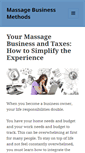 Mobile Screenshot of massagebusinessmethods.com